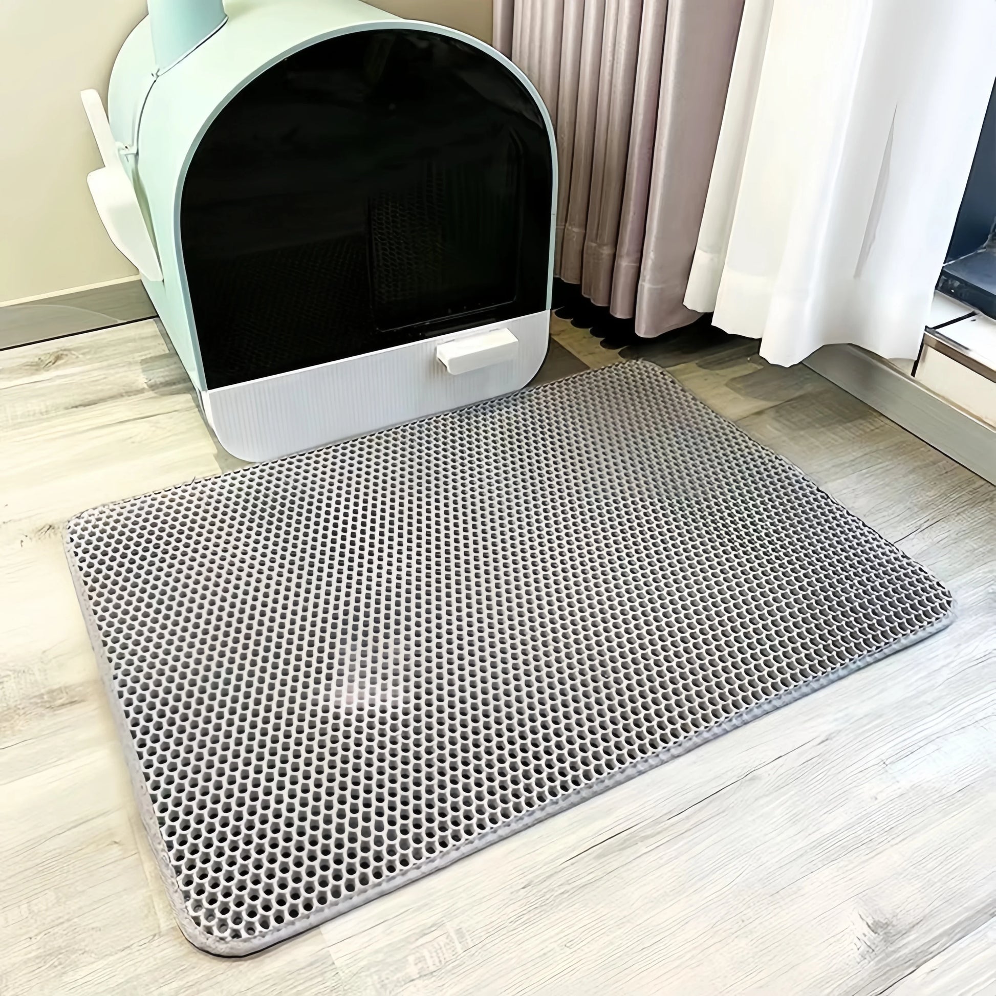 Tapis de litière pour chat